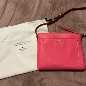 Hot pink Kate spade women’s crossbody.